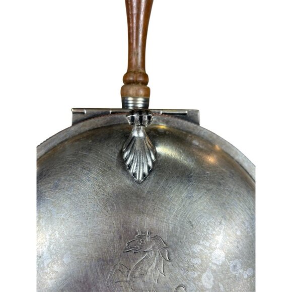 Antique Silver Plated Sheffield Silver Silent Butler 6” - Picture 6 of 12